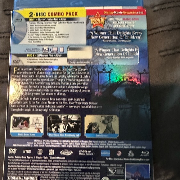 Sealed Lady and the Tramp DVD and Digital - Picture 3 of 3